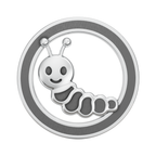 Cute Caterpillar Rakhi Pendant | 925 Silver Convertible Rakhi