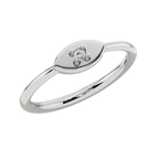 Evil Eye Light Ring | 925 Sterling Silver | Velmé