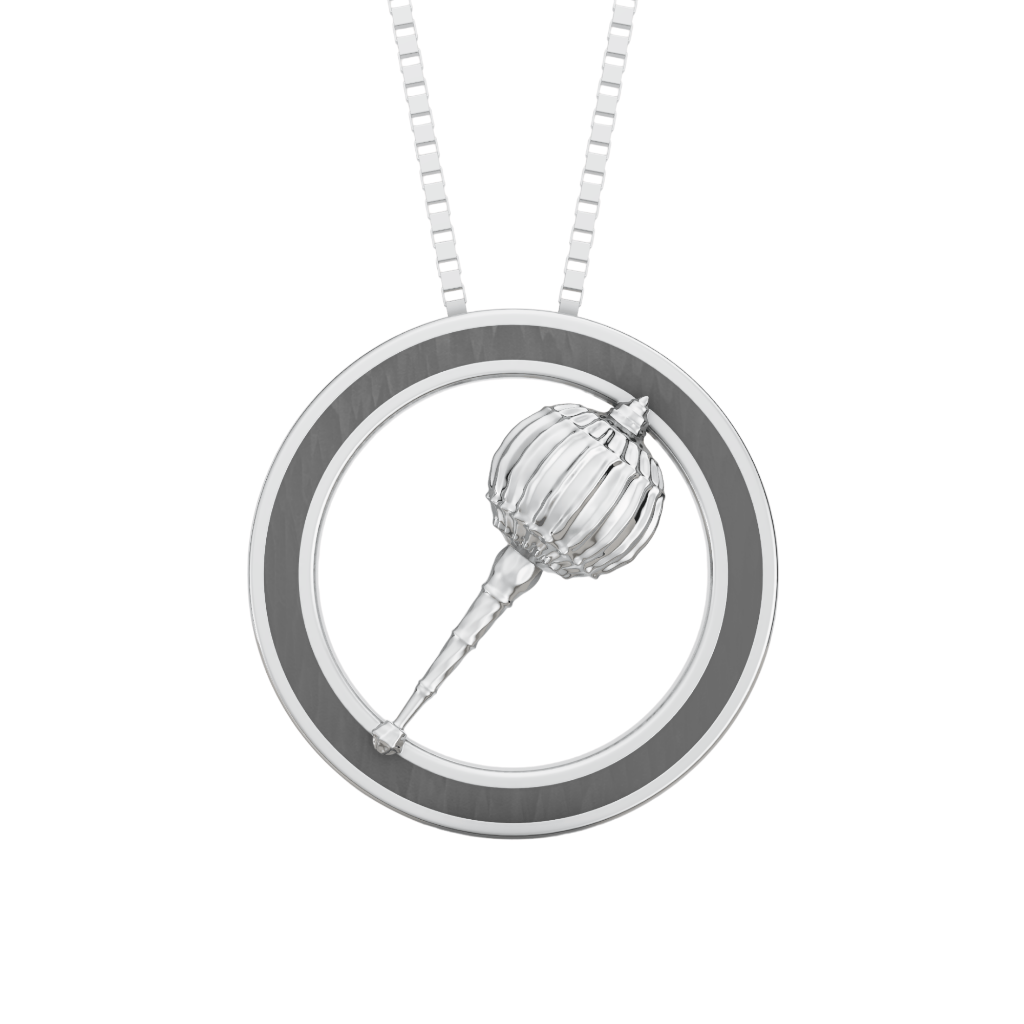 VELMÉ Divine Gada Rakhi Pendant | 925 Silver Convertible Rakhi