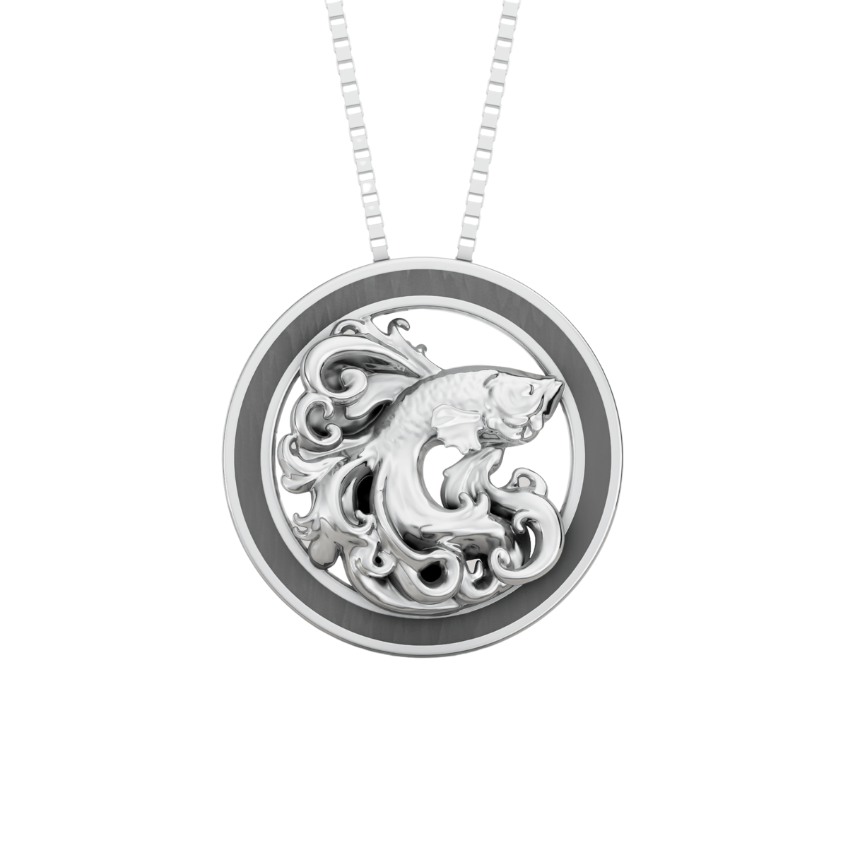 VELMÉ Koi Fish Rakhi Pendant | 925 Silver Convertible Rakhi