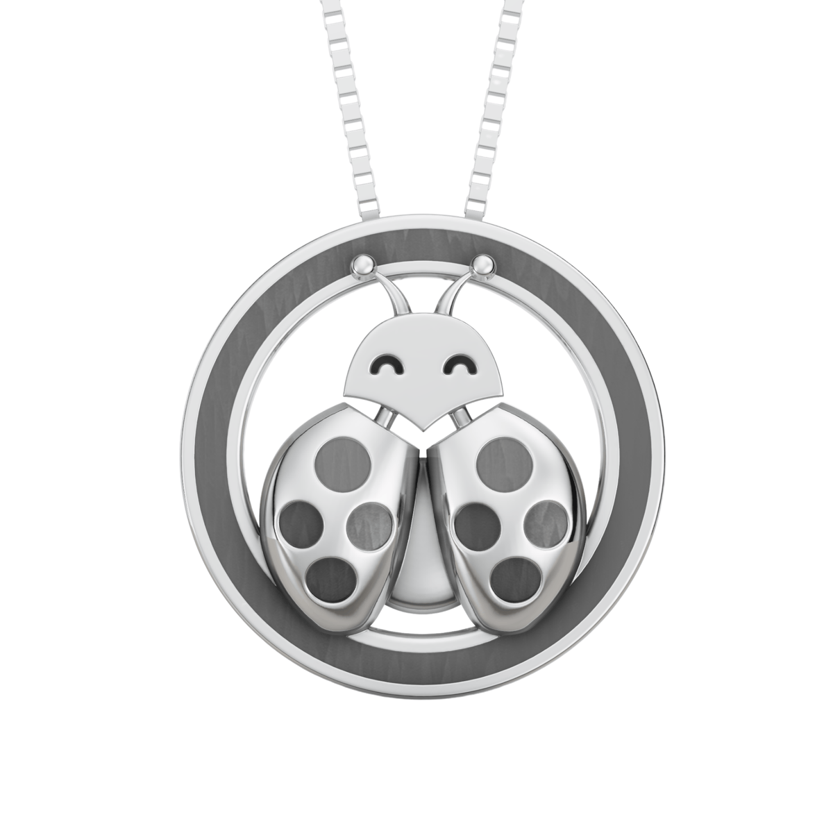 VELMÉ Ladybug Rakhi Pendant | 925 Silver Convertible Rakhi