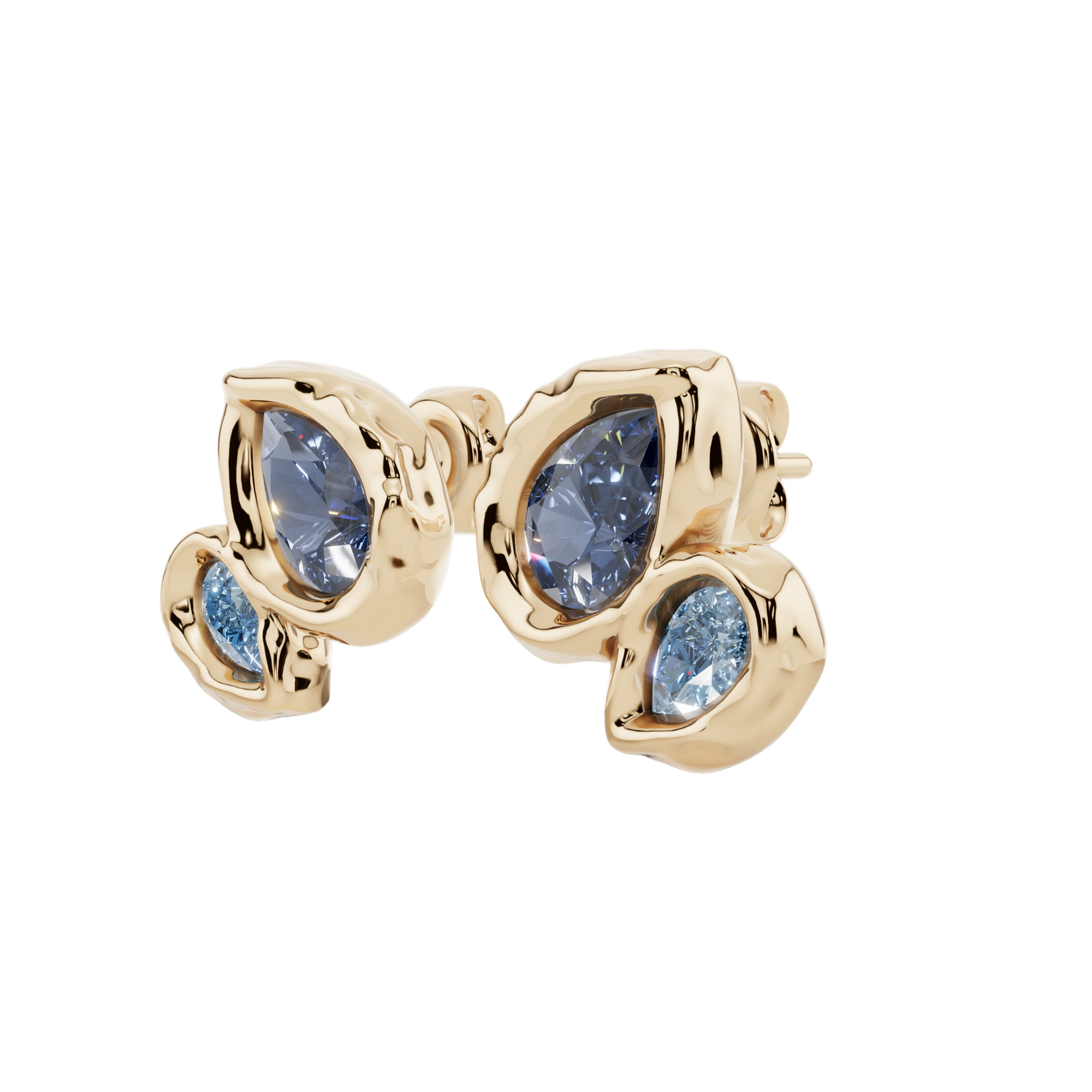 Azure Drift Studs | Fluidé