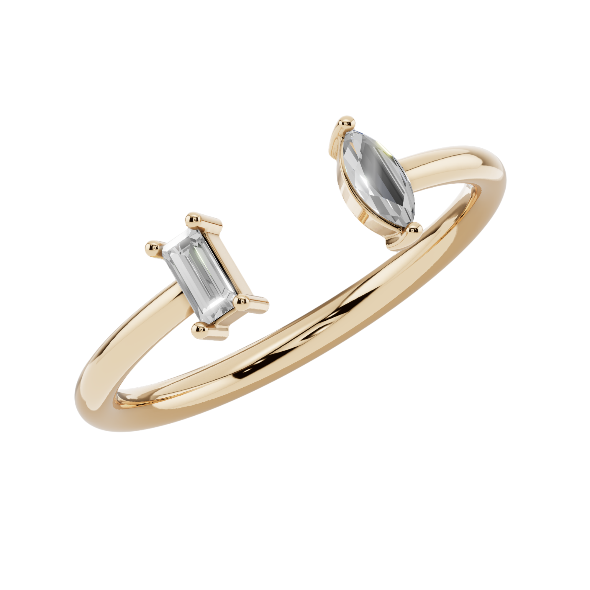Harmony Open Light Ring | 925 Sterling Silver | Velmé