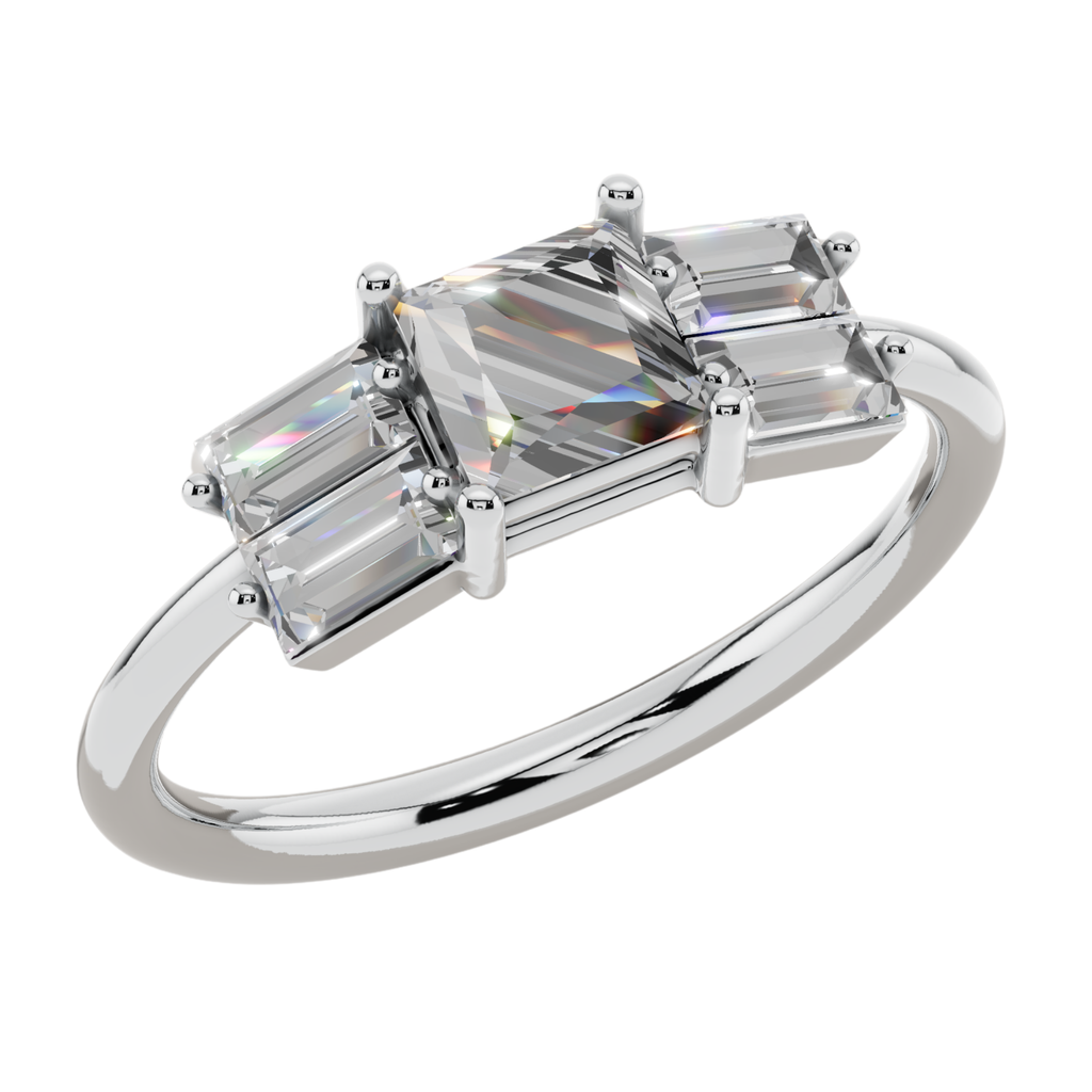 Majestic Emerald Light Ring | 925 Sterling Silver | Velmé