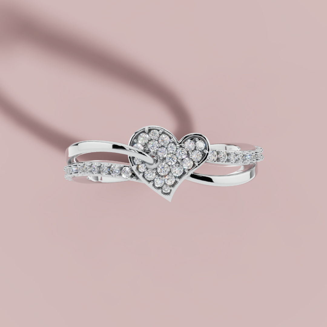 Brilliance of Heart 925 Pure Silver Ring My Store