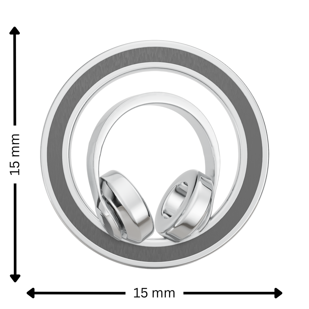 Headphones Rakhi Pendant | 925 Silver Convertible Rakhi