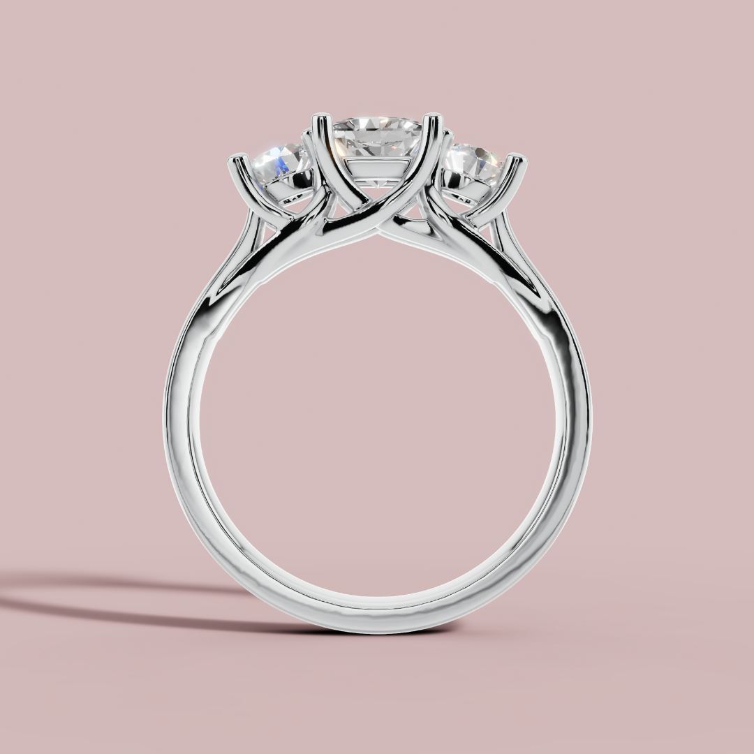 Sparkling Trellis 925 Pure Silver Ring My Store