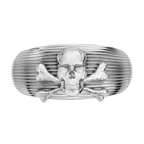 Skull & Crossbones 925 Silver Men’s Statement Ring | Velmé