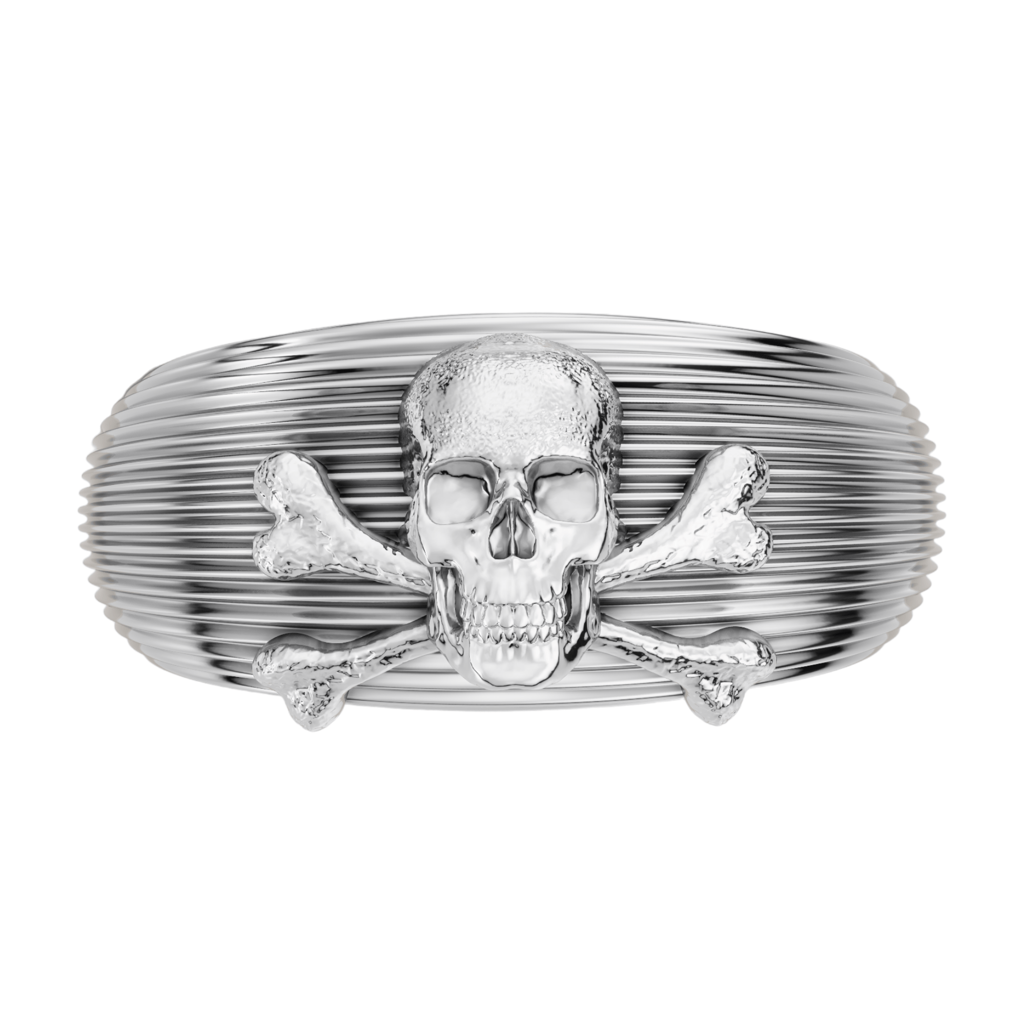 Skull & Crossbones 925 Silver Men’s Statement Ring | Velmé