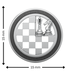 Chess Rakhi Pendant | 925 Silver Convertible Rakhi