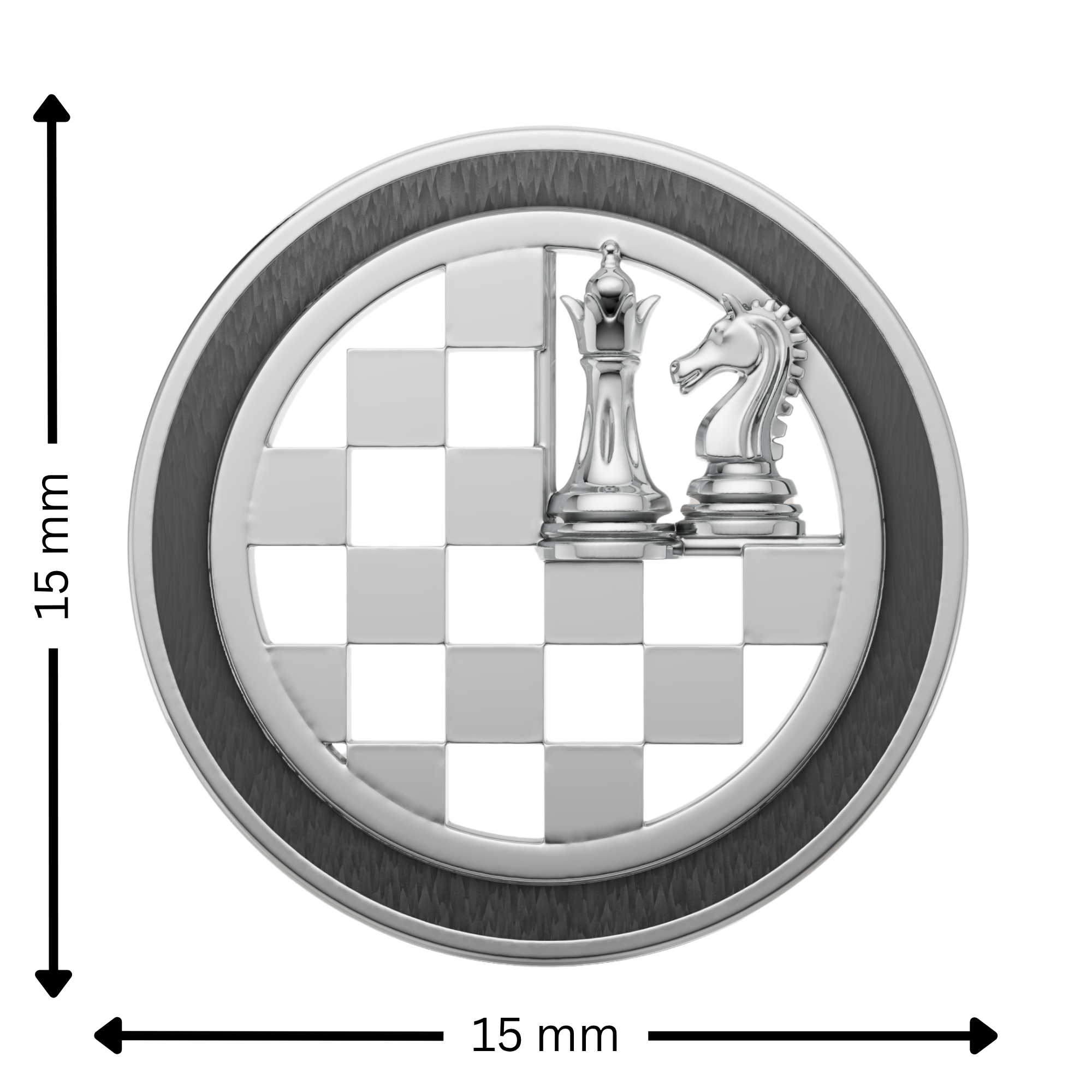 Chess Rakhi Pendant | 925 Silver Convertible Rakhi