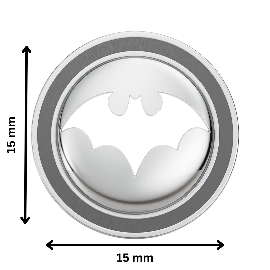 Bat Emblem Rakhi Pendant| 925 Silver Superhero Convertible Rakhi.