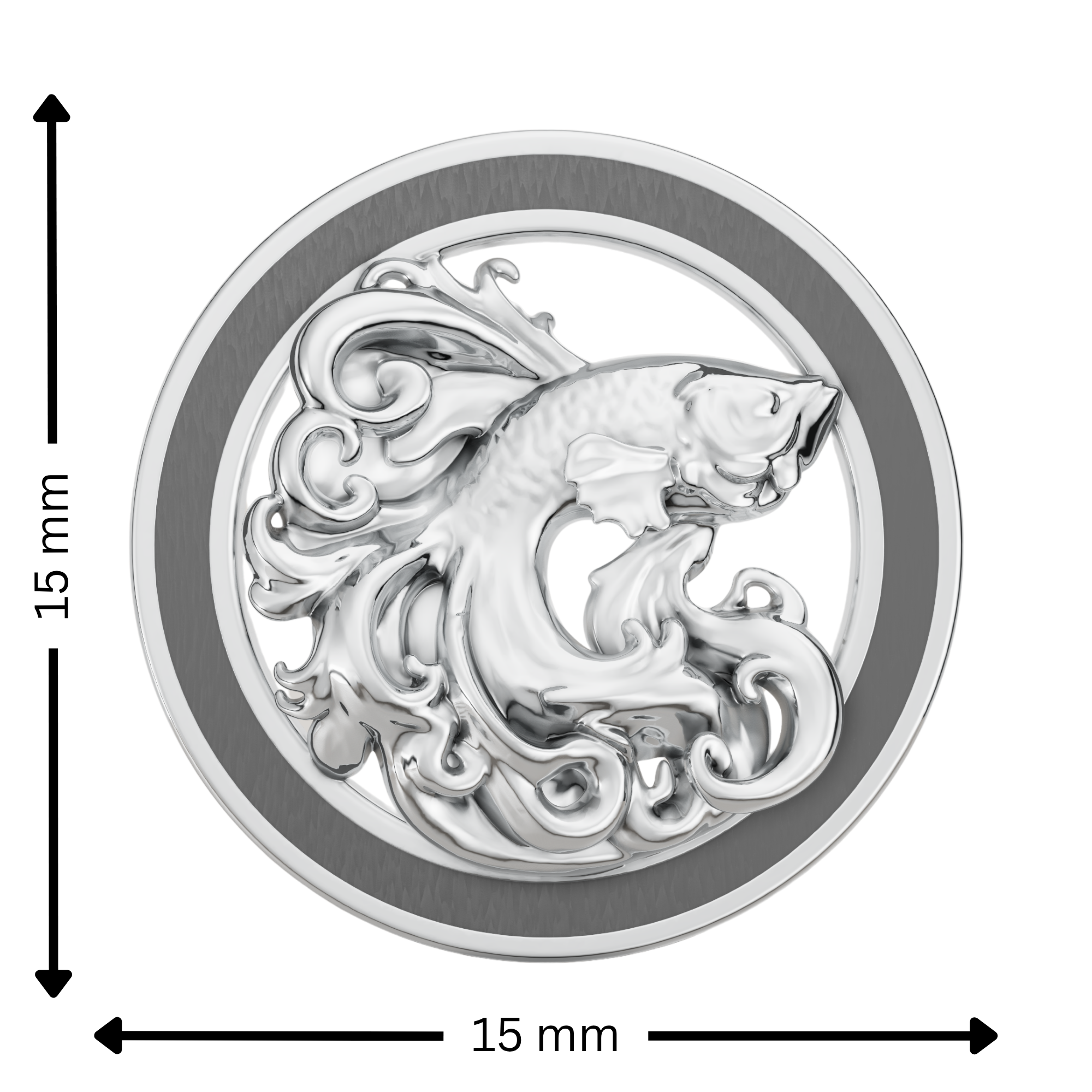 Koi Fish Rakhi Pendant | 925 Silver Convertible Rakhi