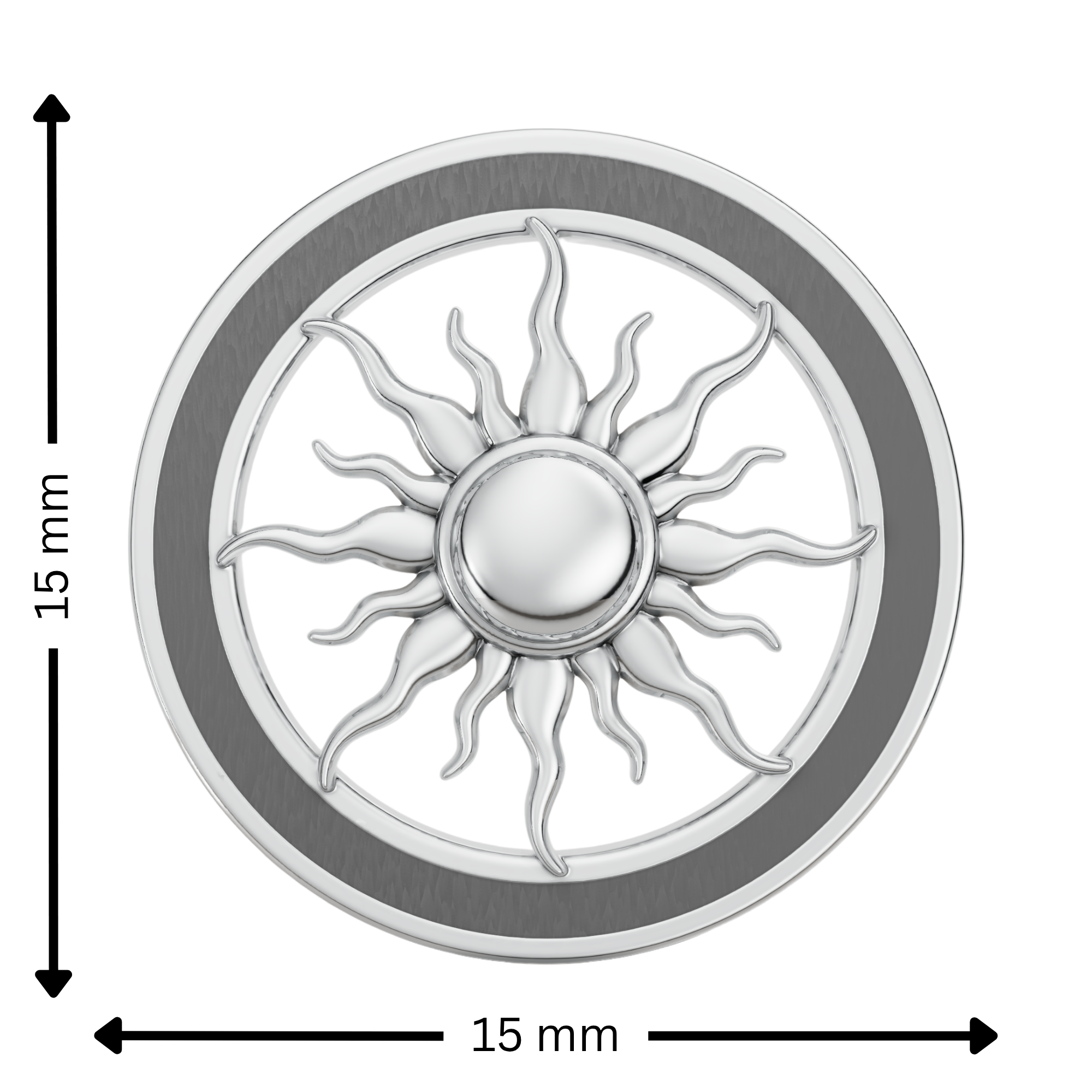 Radiant Sun Rakhi Pendant | 925 Silver Convertible Rakhi