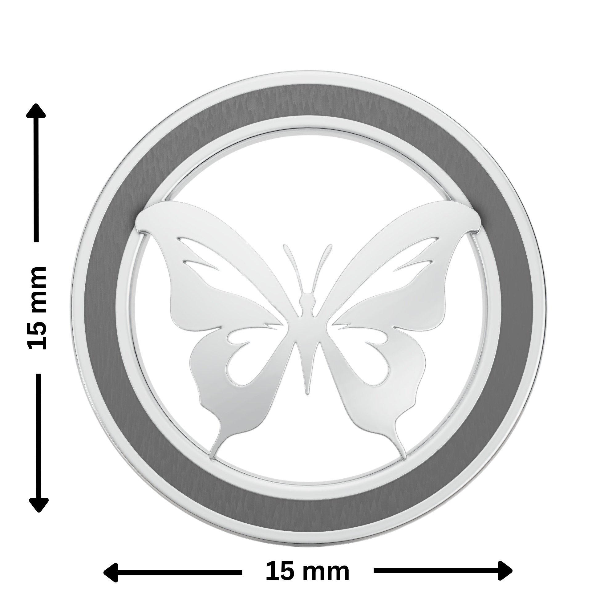 Butterfly Rakhi Pendant | 925 Silver Convertible Rakhi