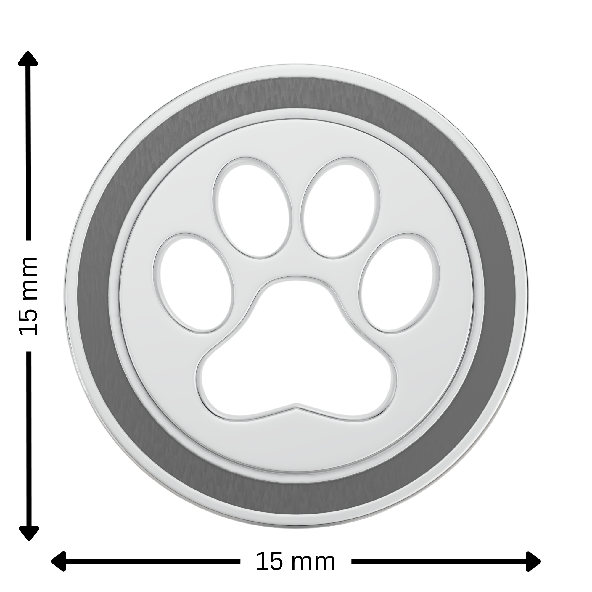 Paw Print Rakhi Pendant | 925 Silver Convertible Rakhi