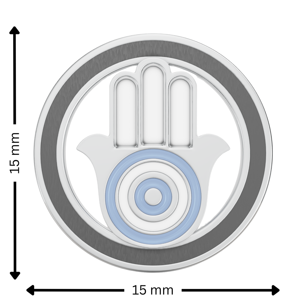Hamsa Evil Eye Rakhi Pendant | 925 Silver Convertible Rakhi