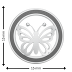 Butterfly Rakhi Pendant | 925 Silver Convertible Rakhi