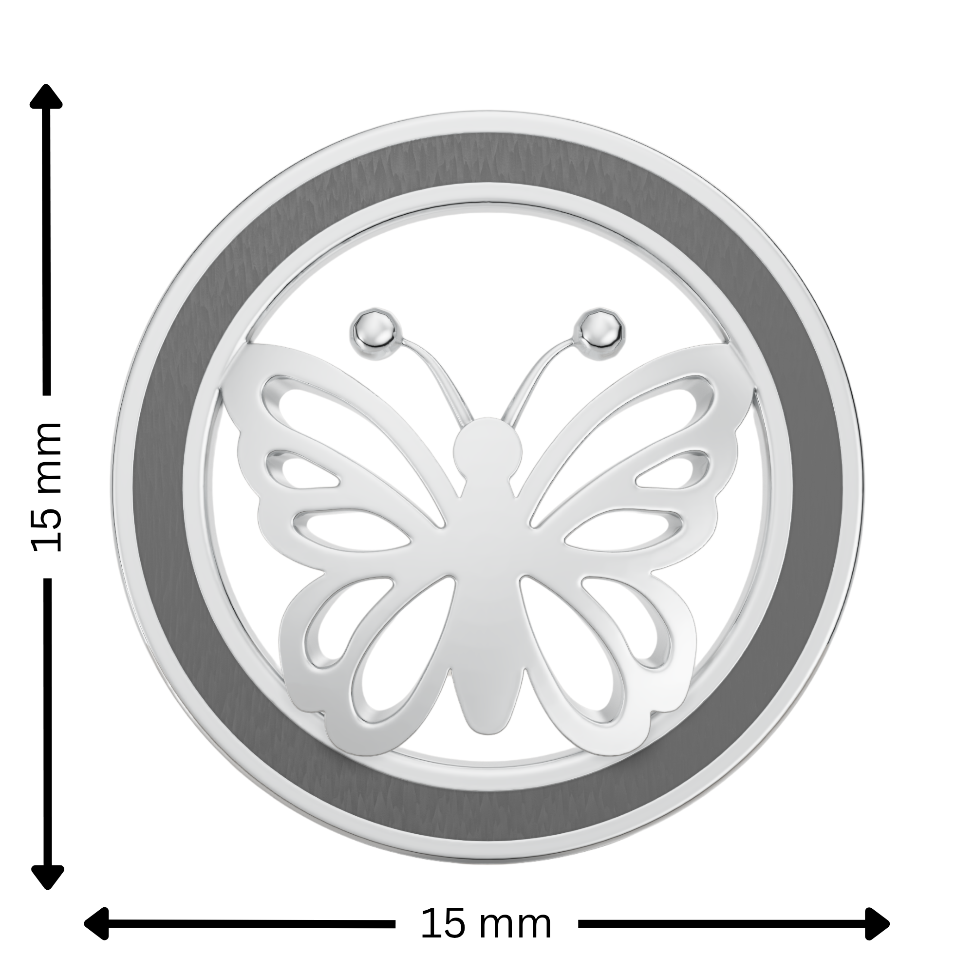 Butterfly Rakhi Pendant | 925 Silver Convertible Rakhi