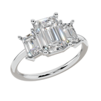 The Crimson Trio 925 Silver Ring | Velmé