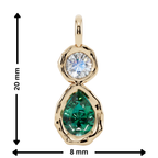 Emerald Dewdrop Pendant | Fluidé