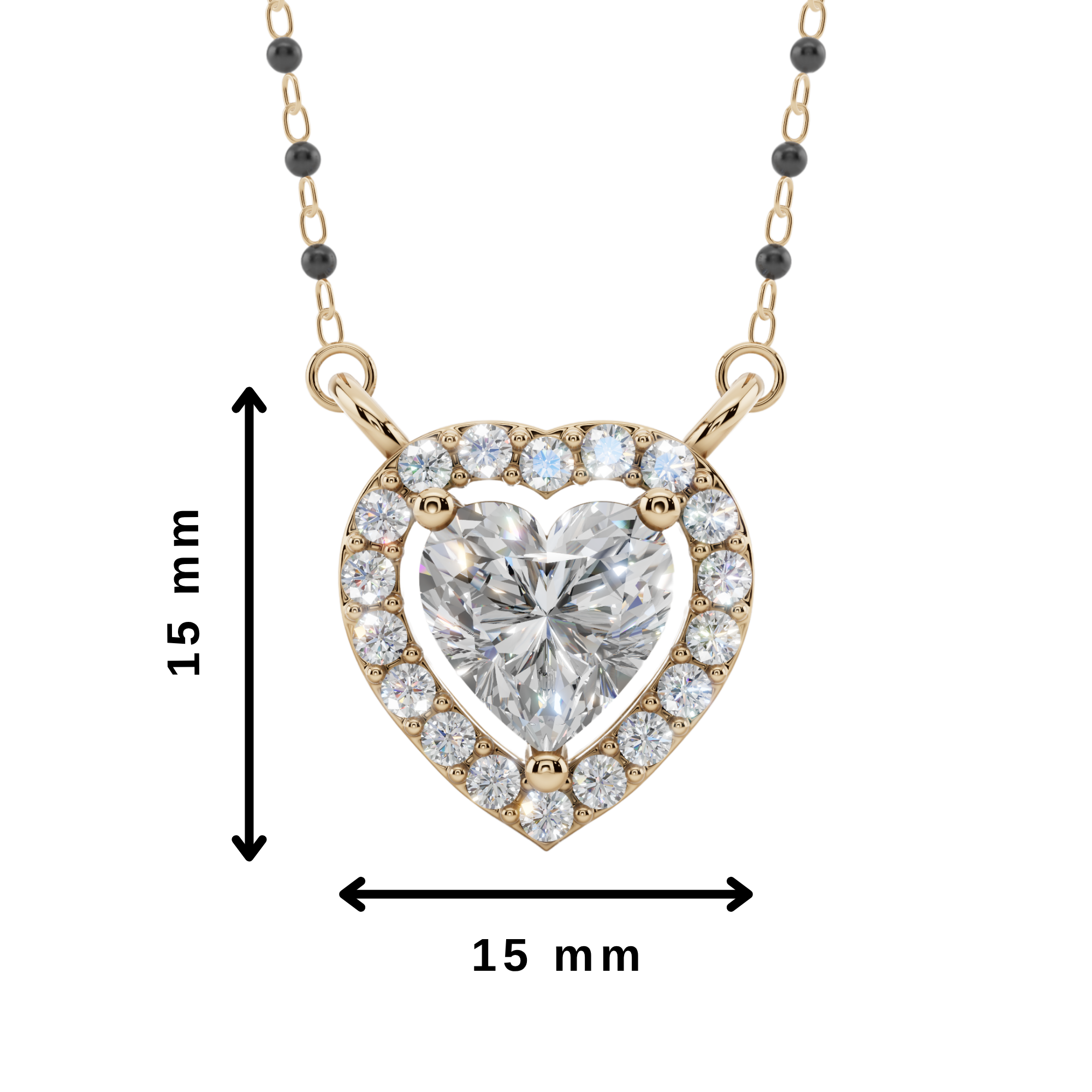 Eternal Heart 925 Silver Mangalsutra | Velmé