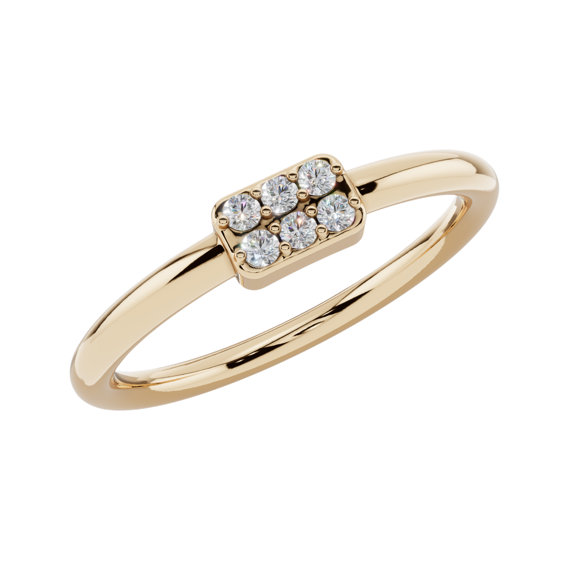 Nova Pavé Light Ring | 925 Sterling Silver | Velmé