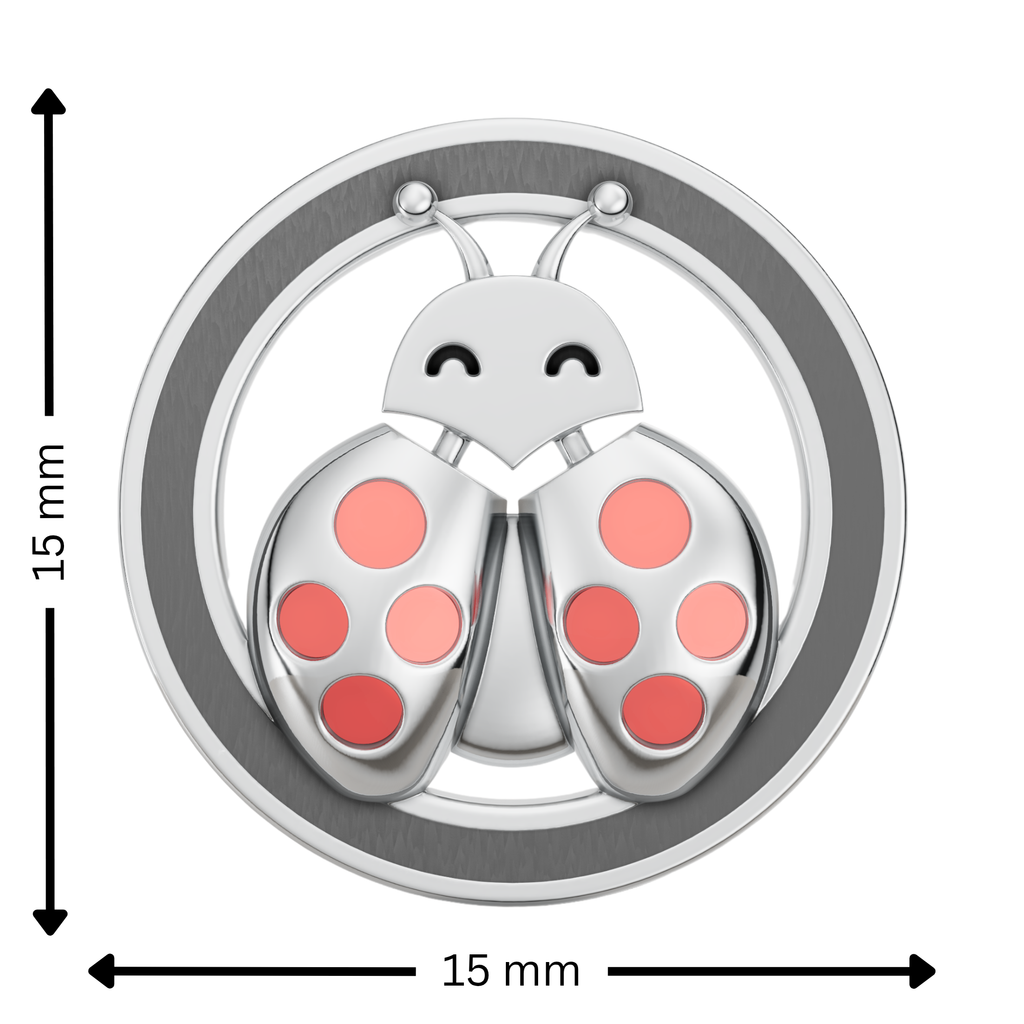 Ladybug Rakhi Pendant | 925 Silver Convertible Rakhi