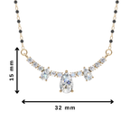 Celestial Cascade 925 Silver Mangalsutra | Velmé