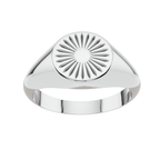 VELMÉ Solara 925 Silver Men’s Signet Ring | Velmé
