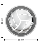 Volleyball Rakhi Pendant – 925 Silver Convertible Rakhi