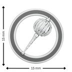 Divine Gada Rakhi Pendant | 925 Silver Convertible Rakhi