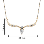 Dewdrop Grace 925 Silver Mangalsutra | Velmé