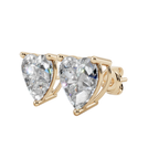Radiant Heart Solitaire 925 Silver Studs | Velmé