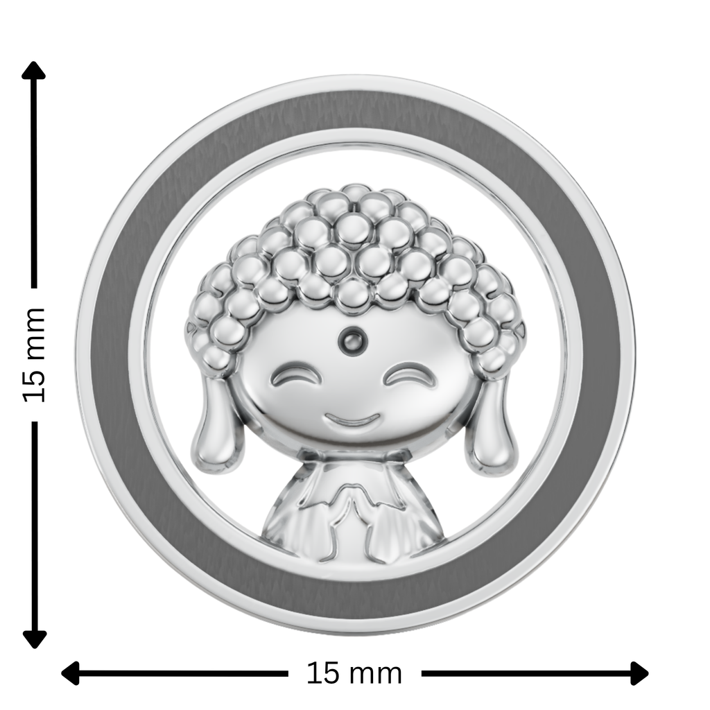 Little Buddha Rakhi Pendant | 925 Silver Convertible Rakhi