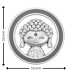 Little Buddha Rakhi Pendant | 925 Silver Convertible Rakhi