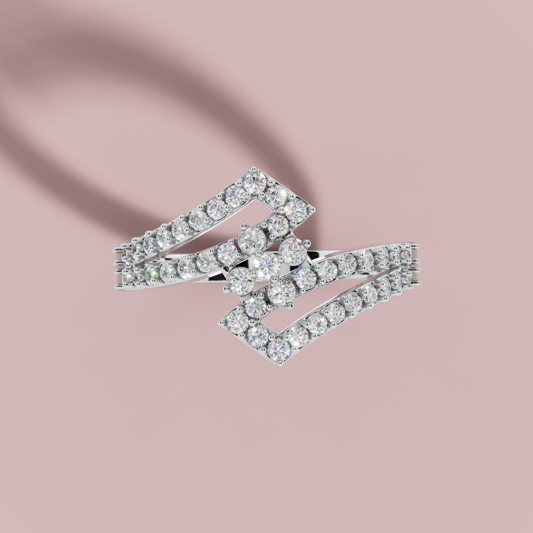 Celestia Modern 925 Pure Silver Ring My Store