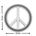 Peace Symbol Rakhi Pendant |925 Silver Convertible Rakhi