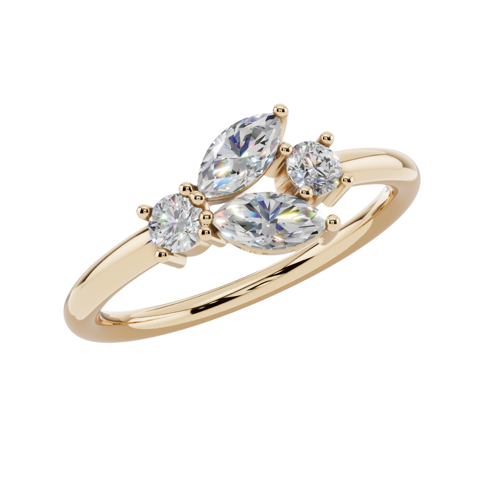 Fleur Light Ring | 925 Sterling Silver | Velmé