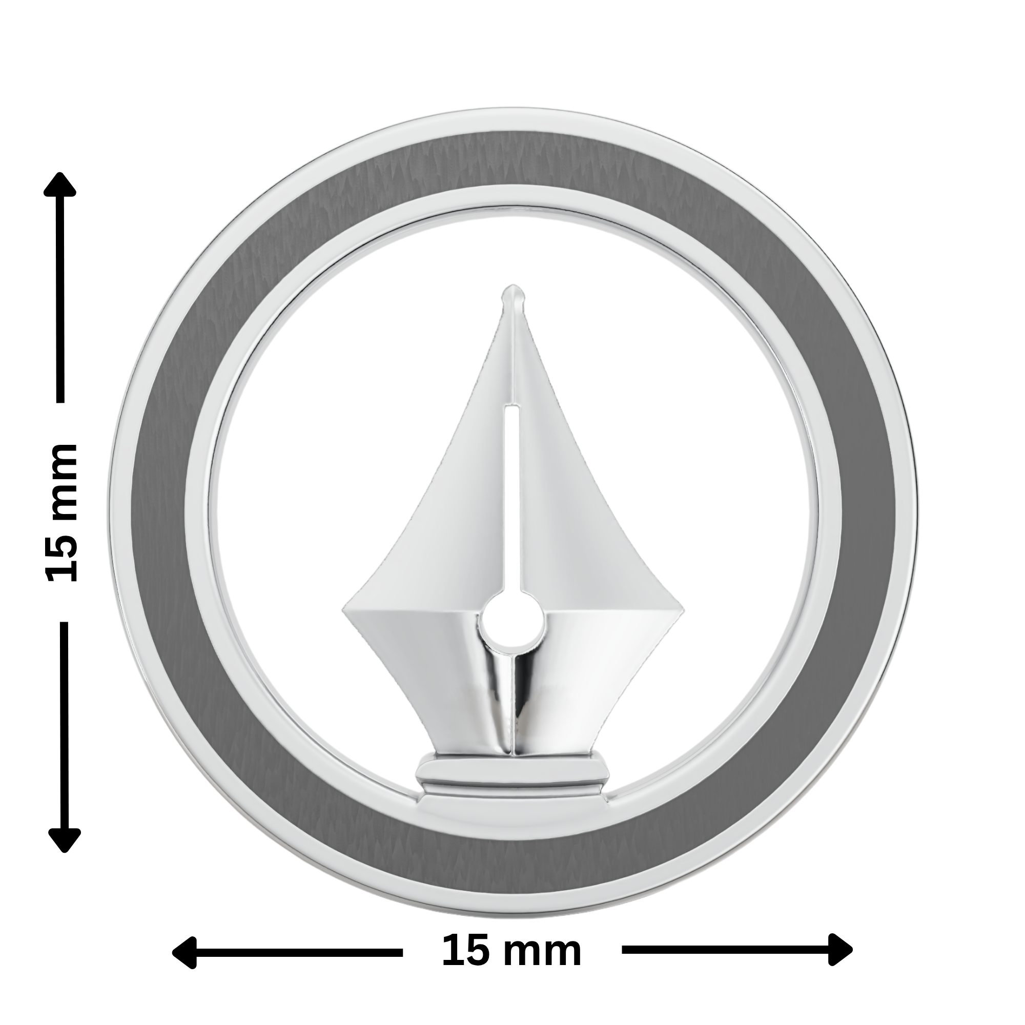Fountain Pen Nib Rakhi Pendant | 925 Silver Convertible Rakhi