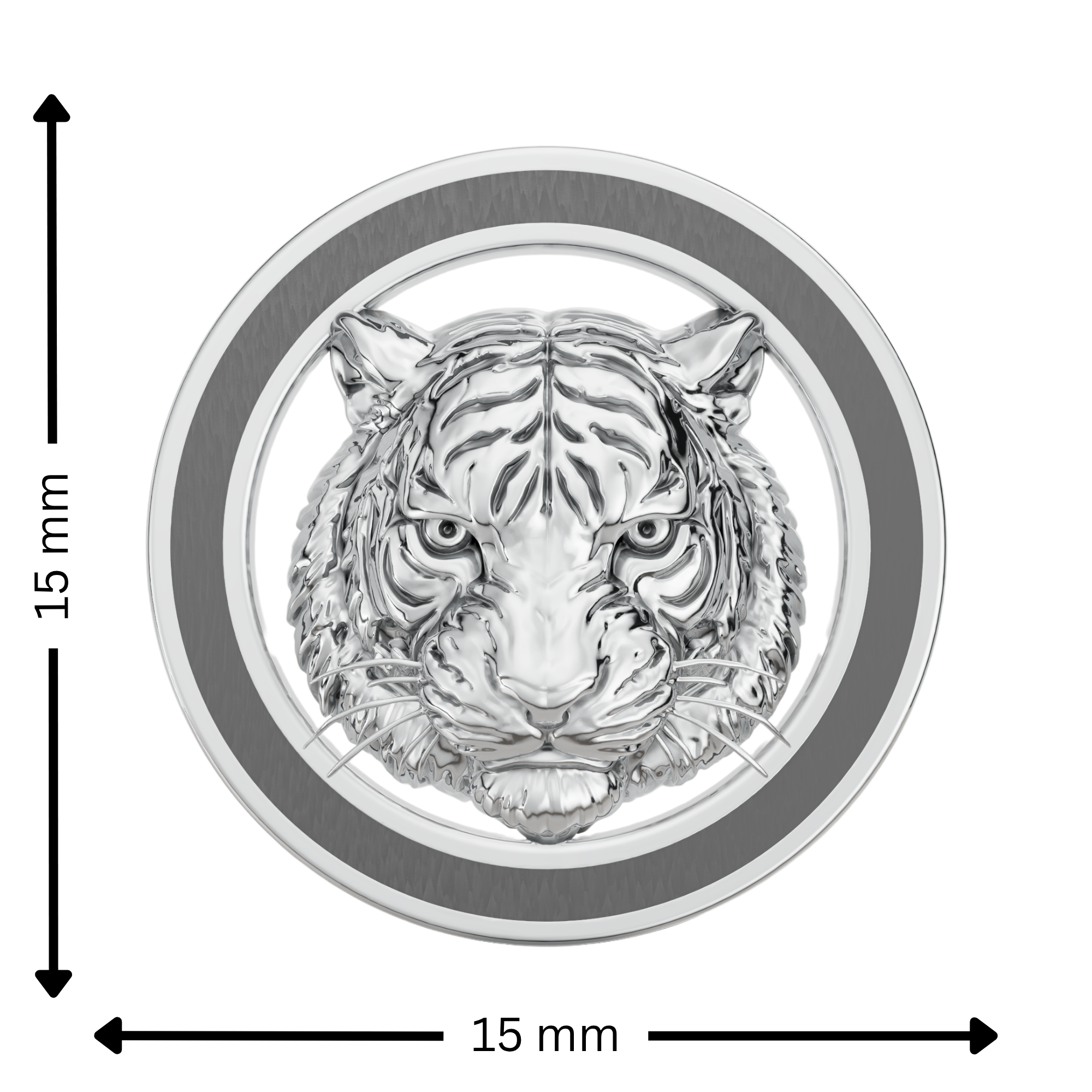 Majestic Tiger Rakhi Pendant | 925 Silver Convertible Rakhi
