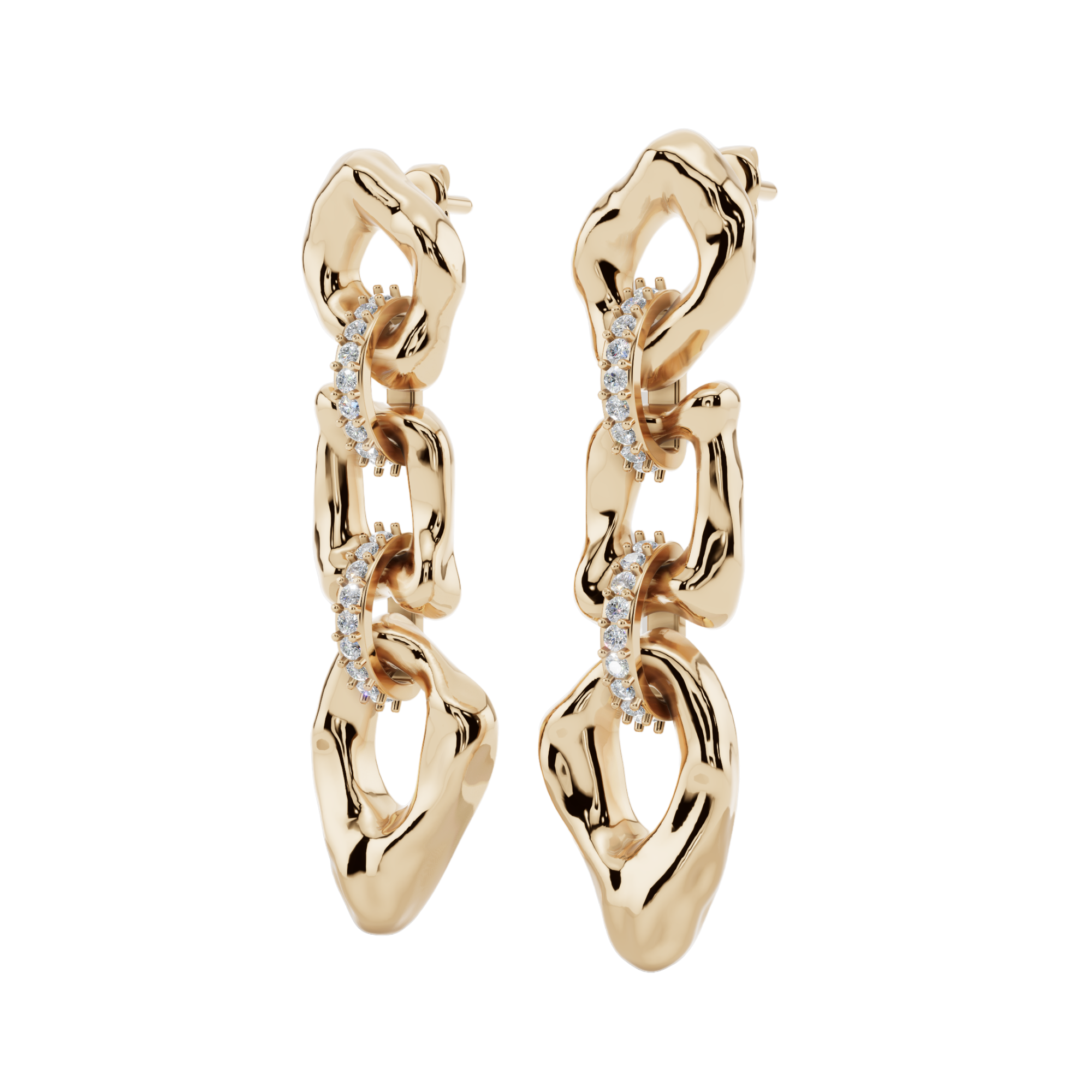 Gilded Link Drops | Fluidé