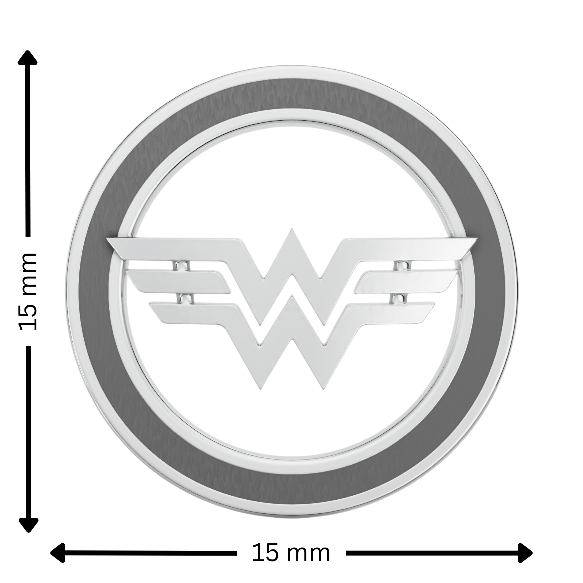 Wonder Emblem Rakhi Pendant | 925 Silver Superhero Convertible Rakhi