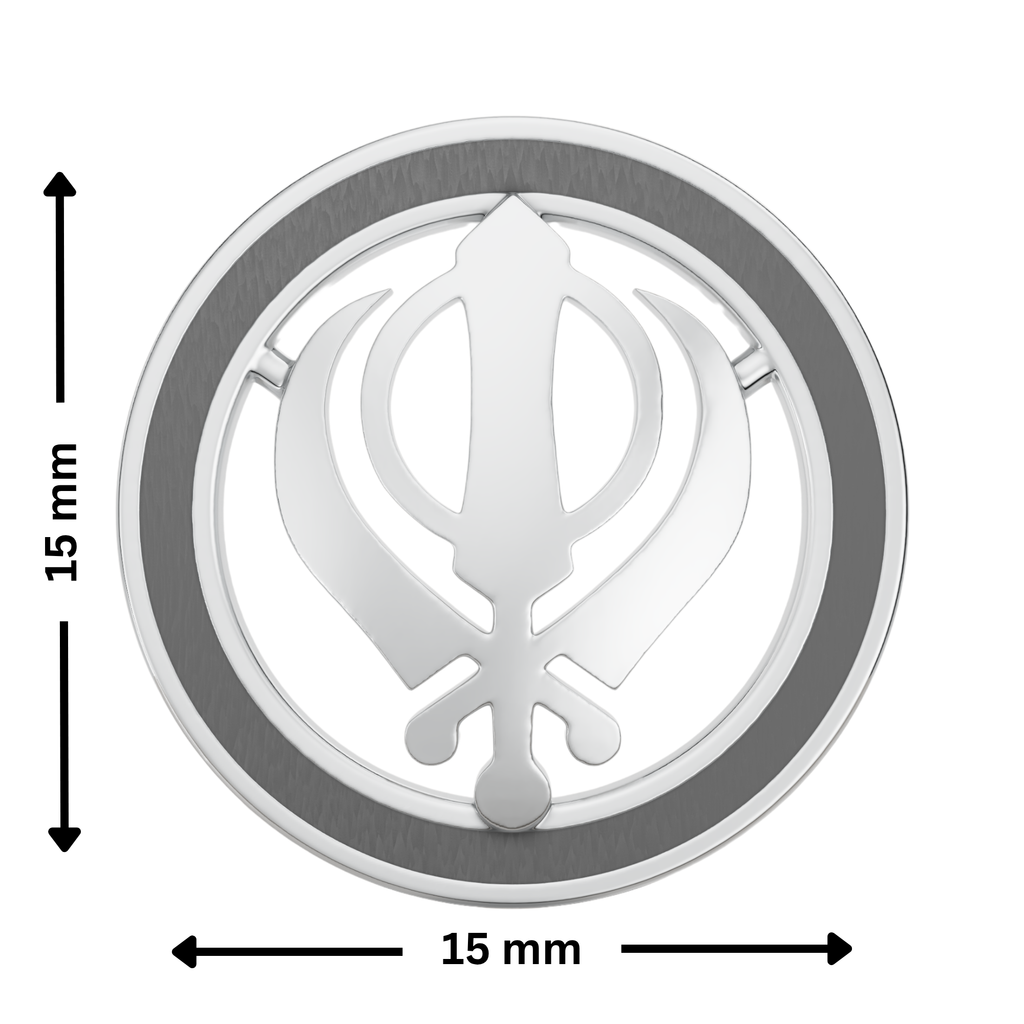 Sacred Khanda Rakhi Pendant | 925 Silver Convertible Rakhi