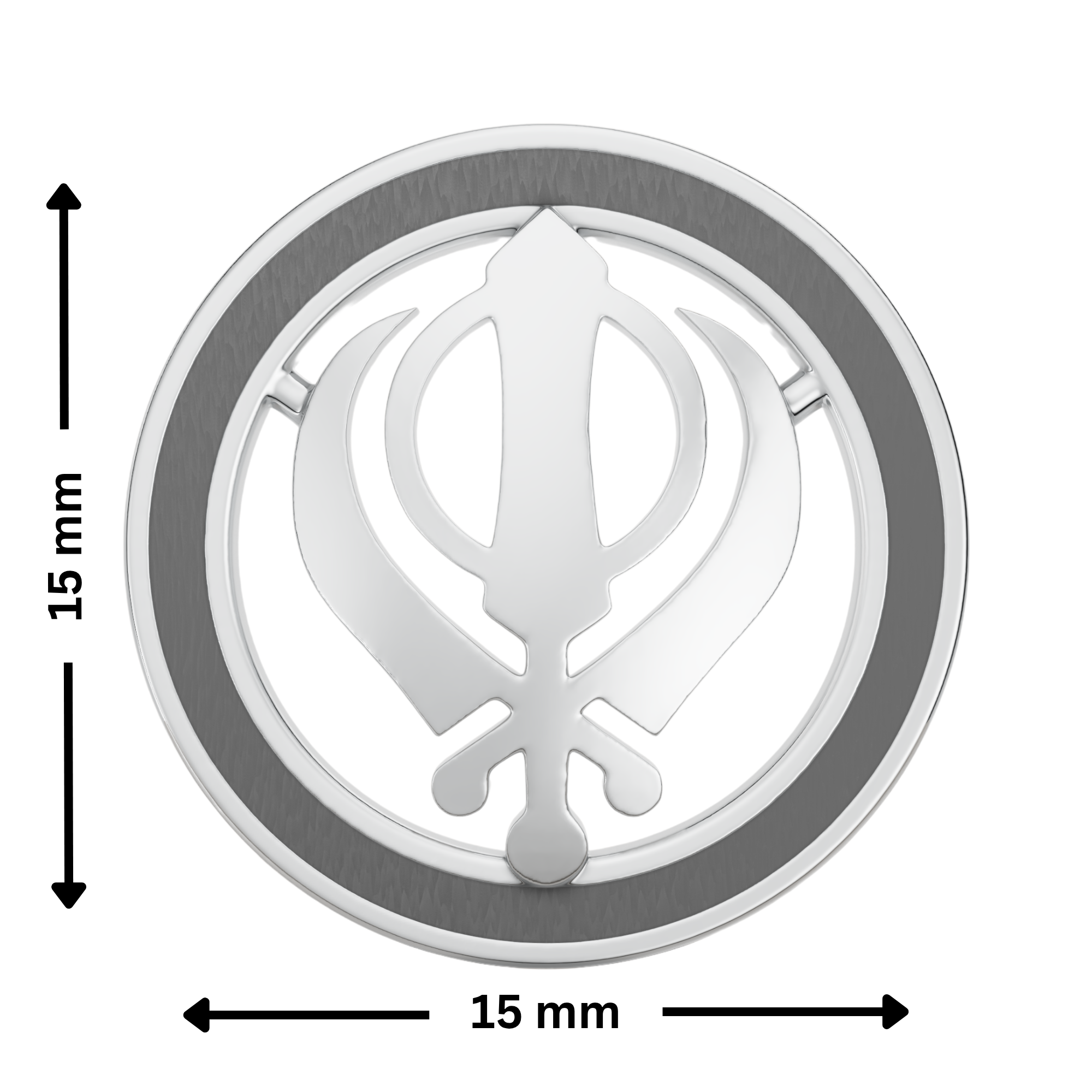 Sacred Khanda Rakhi Pendant | 925 Silver Convertible Rakhi