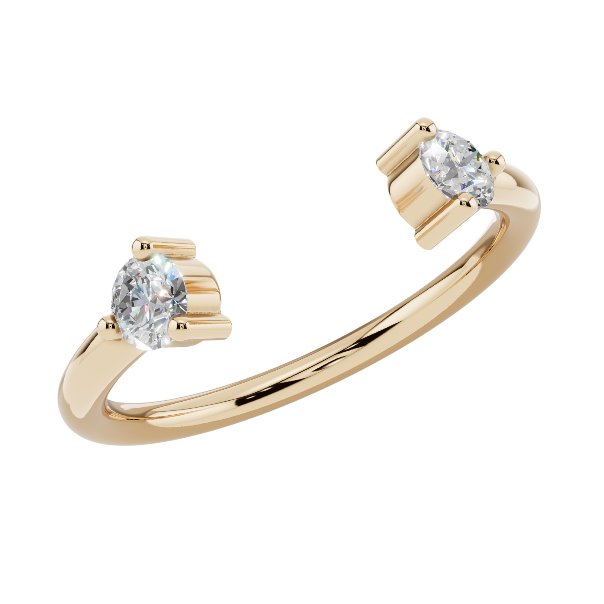 Celeste Open Light Ring | 925 Sterling Silver | Velmé