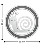 Cute Snail Rakhi Pendant | 925 Silver Convertible Rakhi