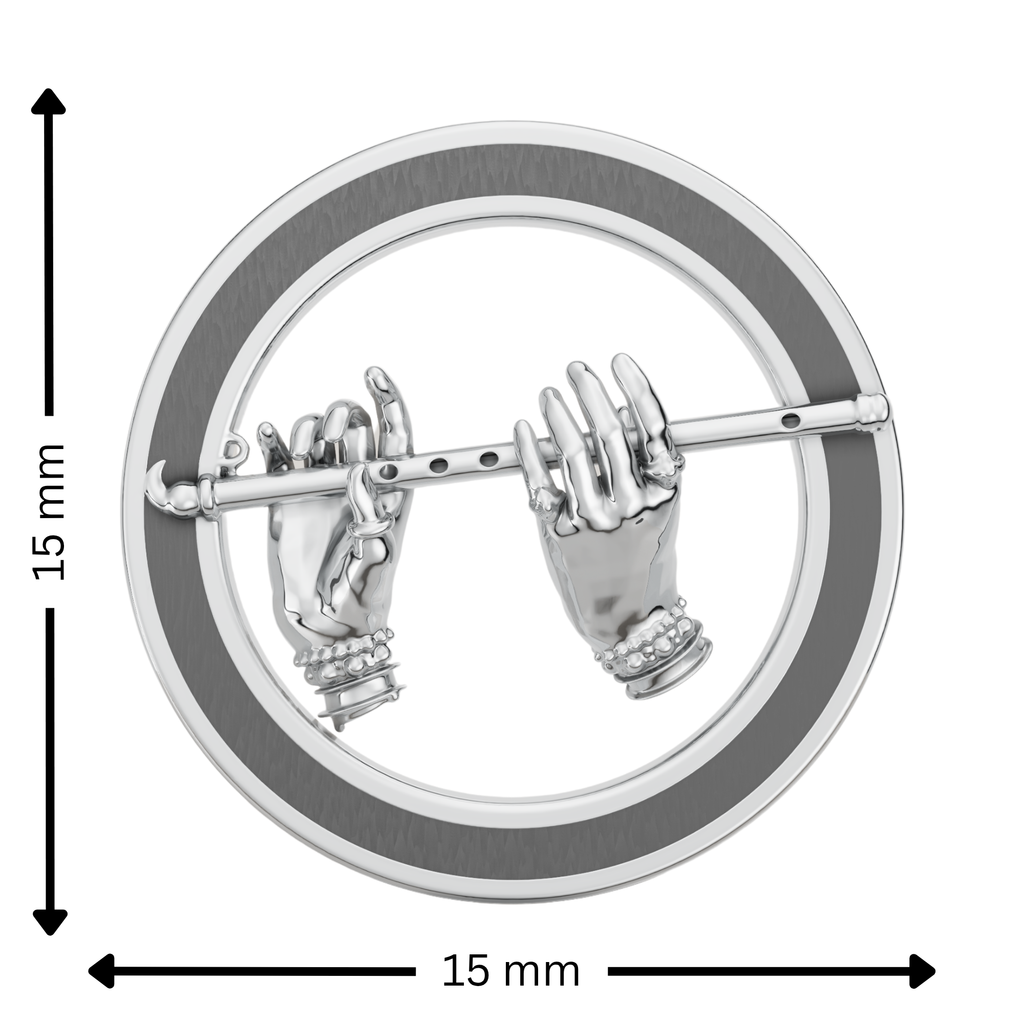 Divine Flute Rakhi Pendant |925 Silver Convertible Rakhi