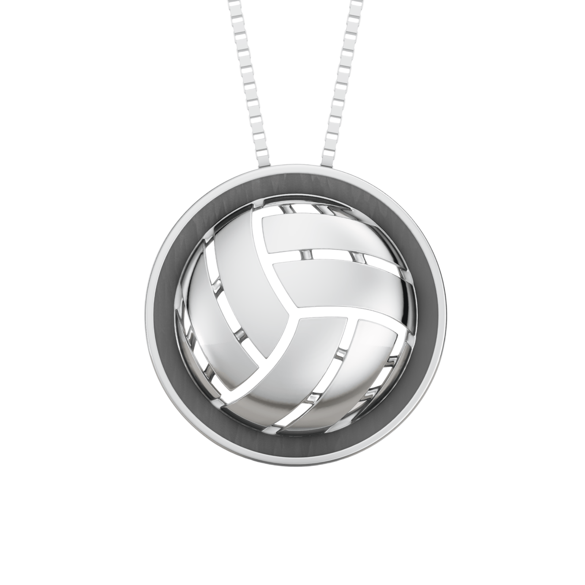 VELMÉ Volleyball Rakhi Pendant – 925 Silver Convertible Rakhi