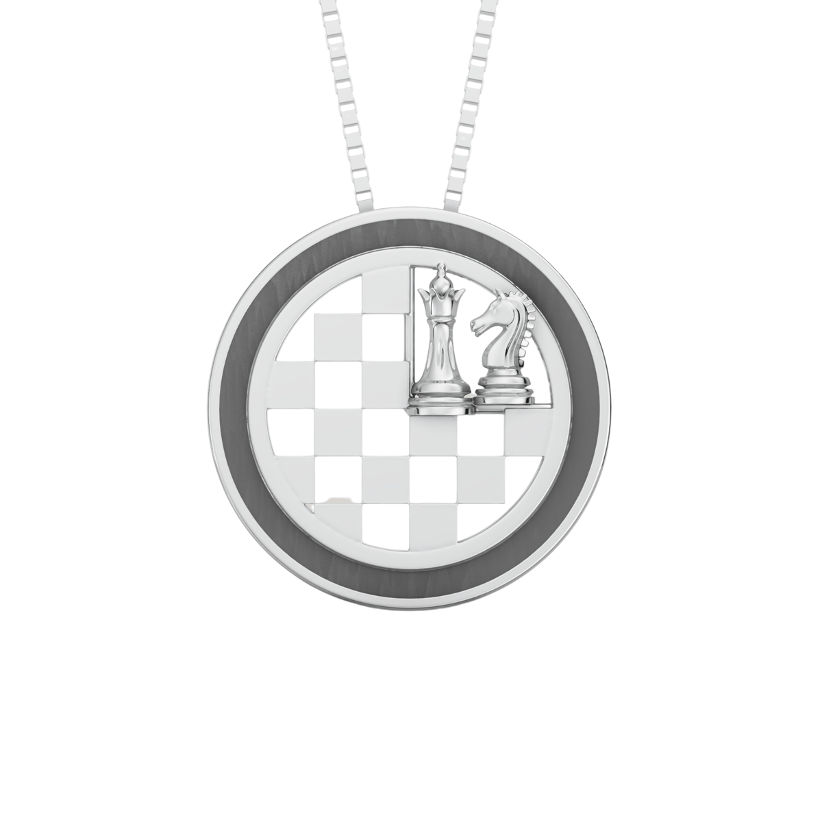 VELMÉ Chess Rakhi Pendant | 925 Silver Convertible Rakhi